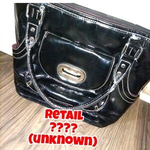 Franco Sarto Black Shoulder Bag